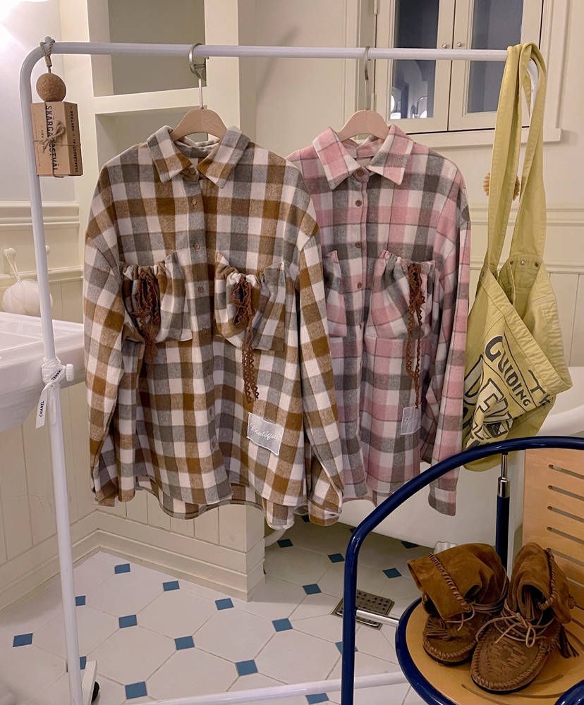 BOUTIQUE-L東大門㊣直郵女士新品推薦真品時尚人氣襯衫蕾絲衫BOUTIQUE-L襯衫/蕾絲衫