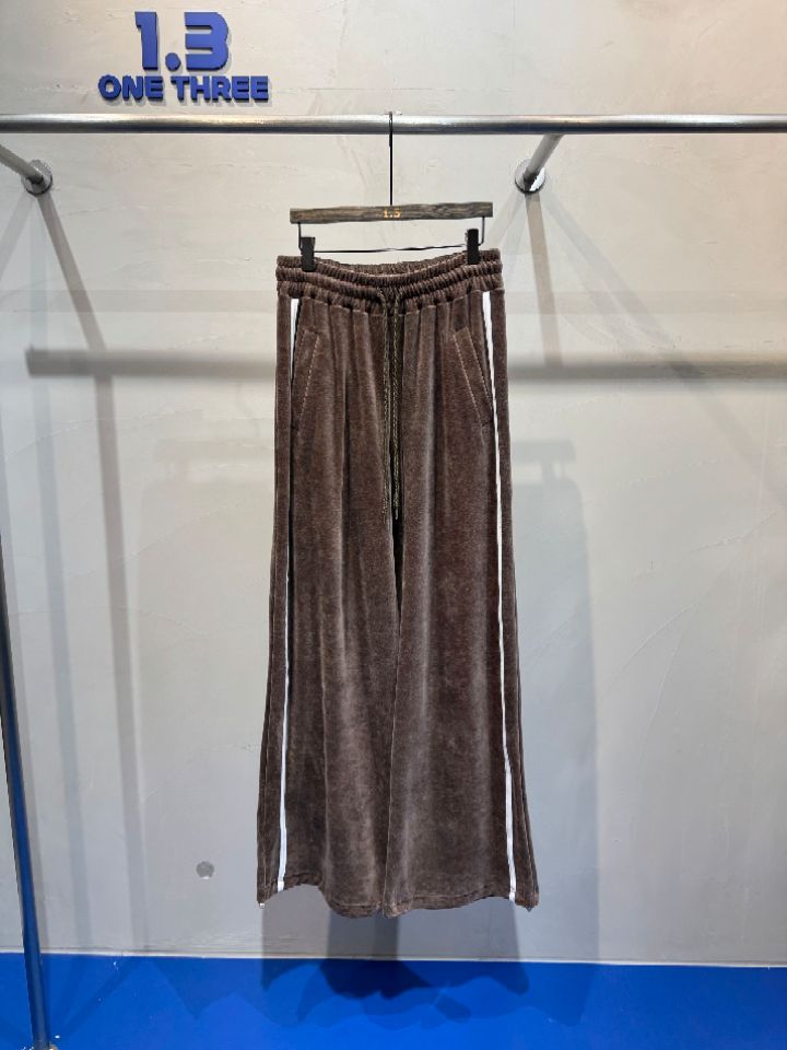 1.3東大門㊣實拍女裝新款25秋冬人氣職業真品熱賣休閑褲絲絨1.3休閑褲圖色2