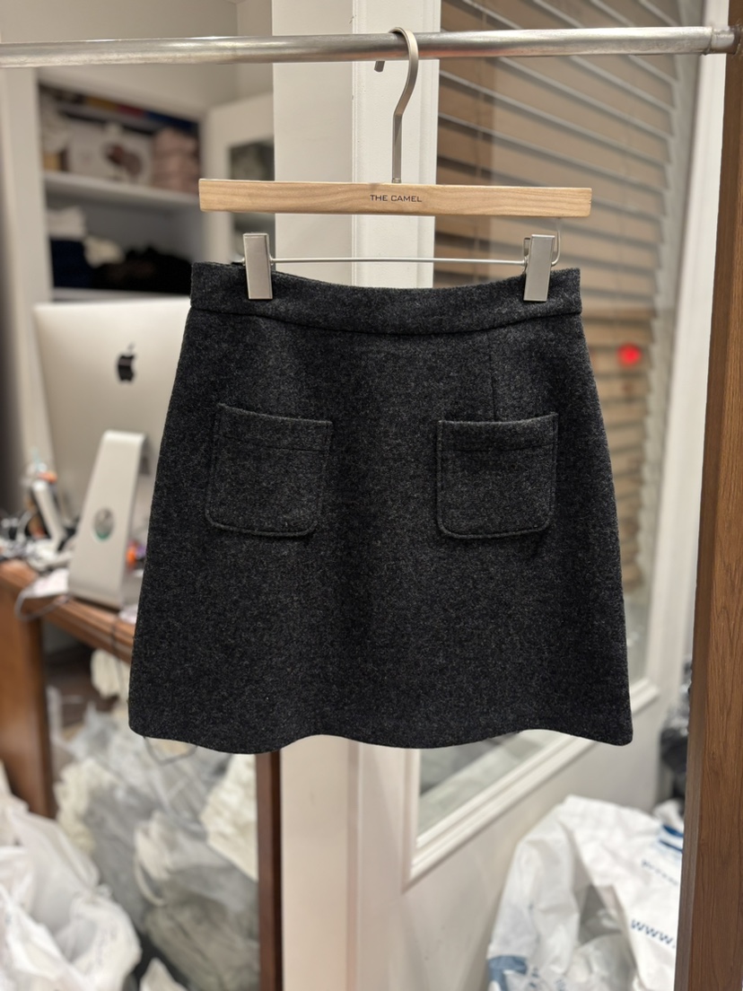 THE CAMEL韓國直郵㊣女裝新品25秋冬短裙the came_l 家短裙圖色1