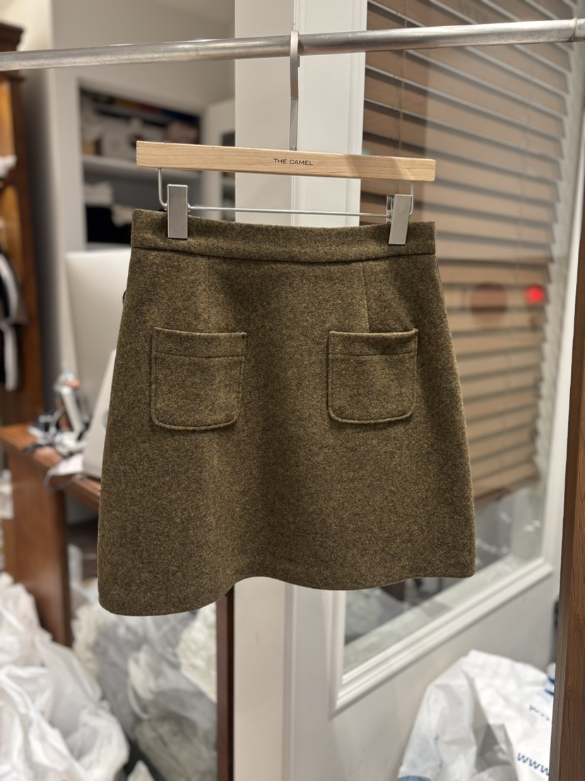 THE CAMEL韓國直郵㊣女裝新品25秋冬短裙the came_l 家短裙圖色2