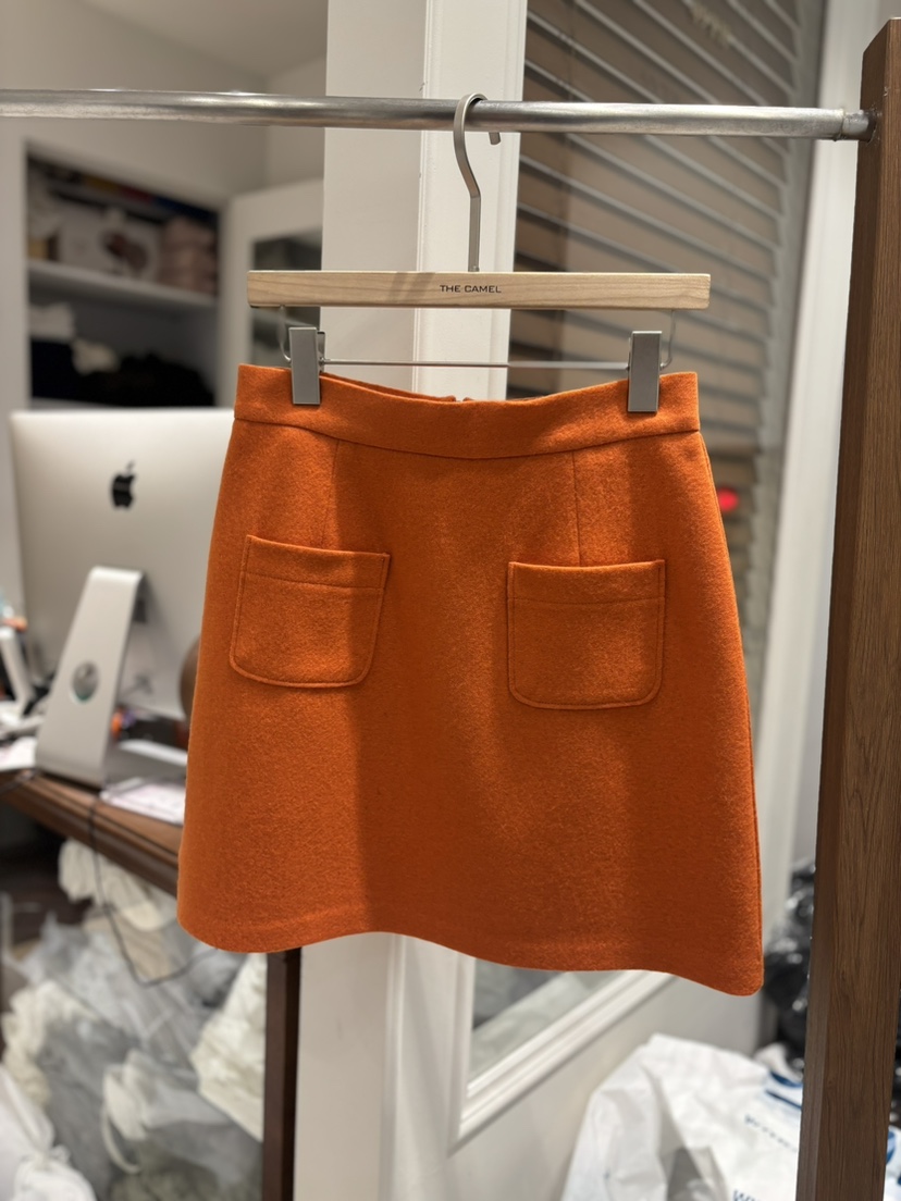 THE CAMEL韓國直郵㊣女裝新品25秋冬短裙the came_l 家短裙圖色3