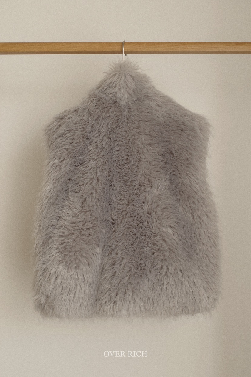 OVER RICH東大門㊣實拍女士新品25秋冬時尚人氣真品熱賣馬甲OVER RICH馬甲