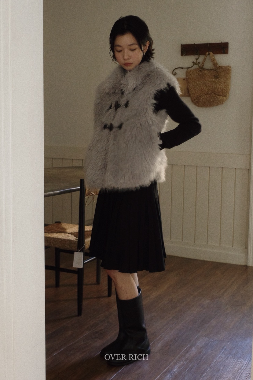 OVER RICH東大門㊣實拍女士新品25秋冬時尚人氣真品熱賣馬甲OVER RICH馬甲