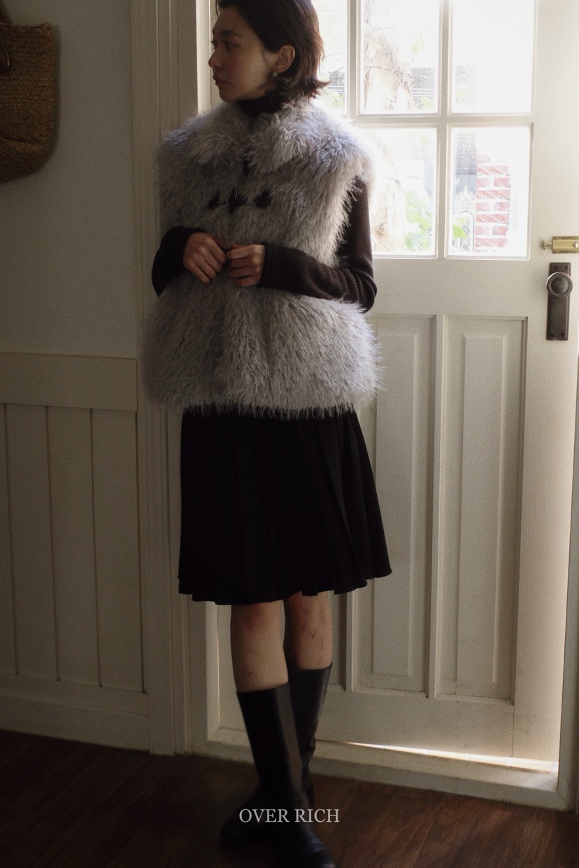 OVER RICH東大門㊣實拍女士新品25秋冬時尚人氣真品熱賣馬甲OVER RICH馬甲