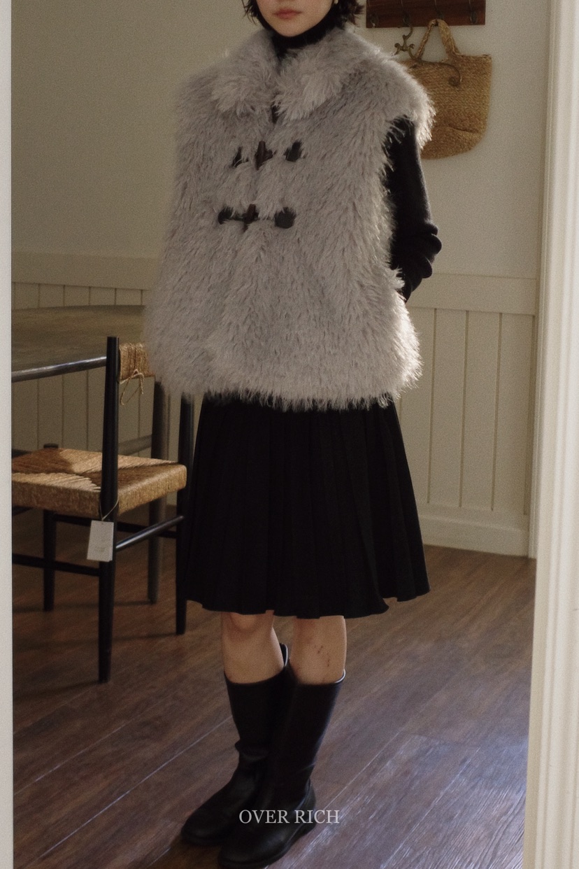 OVER RICH東大門㊣實拍女士新品25秋冬時尚人氣真品熱賣馬甲OVER RICH馬甲