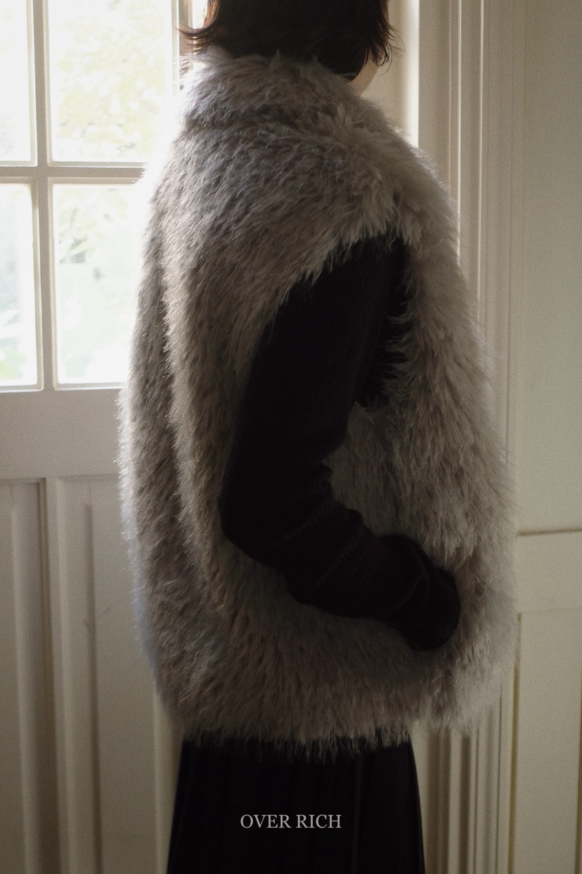 OVER RICH東大門㊣實拍女士新品25秋冬時尚人氣真品熱賣馬甲OVER RICH馬甲
