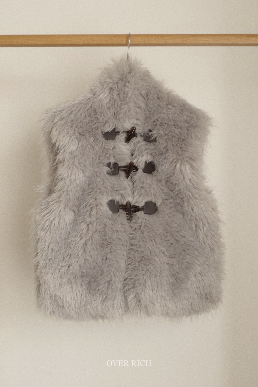 OVER RICH東大門㊣實拍女士新品25秋冬時尚人氣真品熱賣馬甲OVER RICH馬甲圖色1