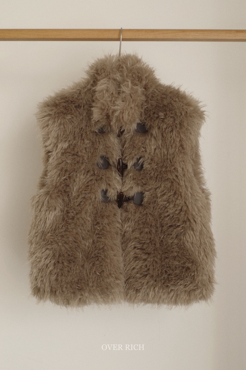 OVER RICH東大門㊣實拍女士新品25秋冬時尚人氣真品熱賣馬甲OVER RICH馬甲圖色2