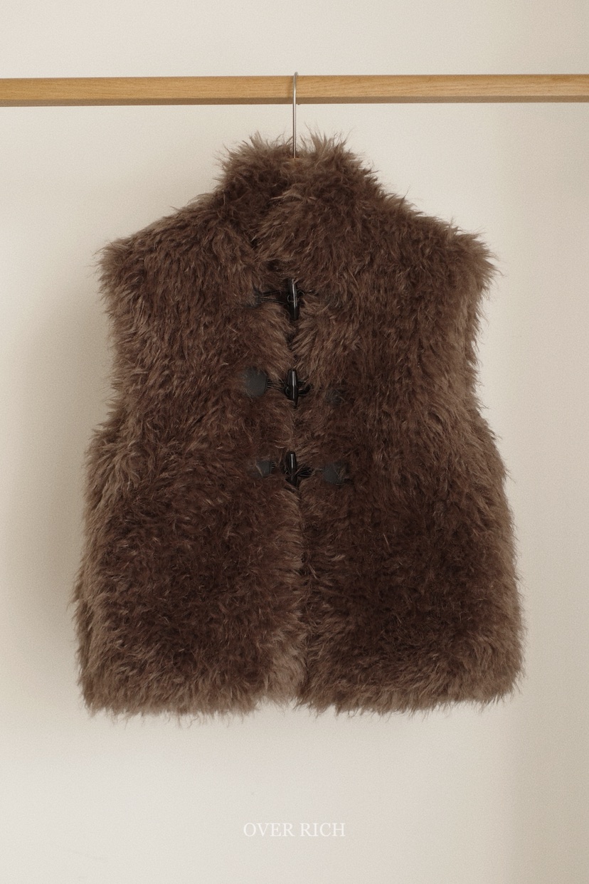 OVER RICH東大門㊣實拍女士新品25秋冬時尚人氣真品熱賣馬甲OVER RICH馬甲圖色3