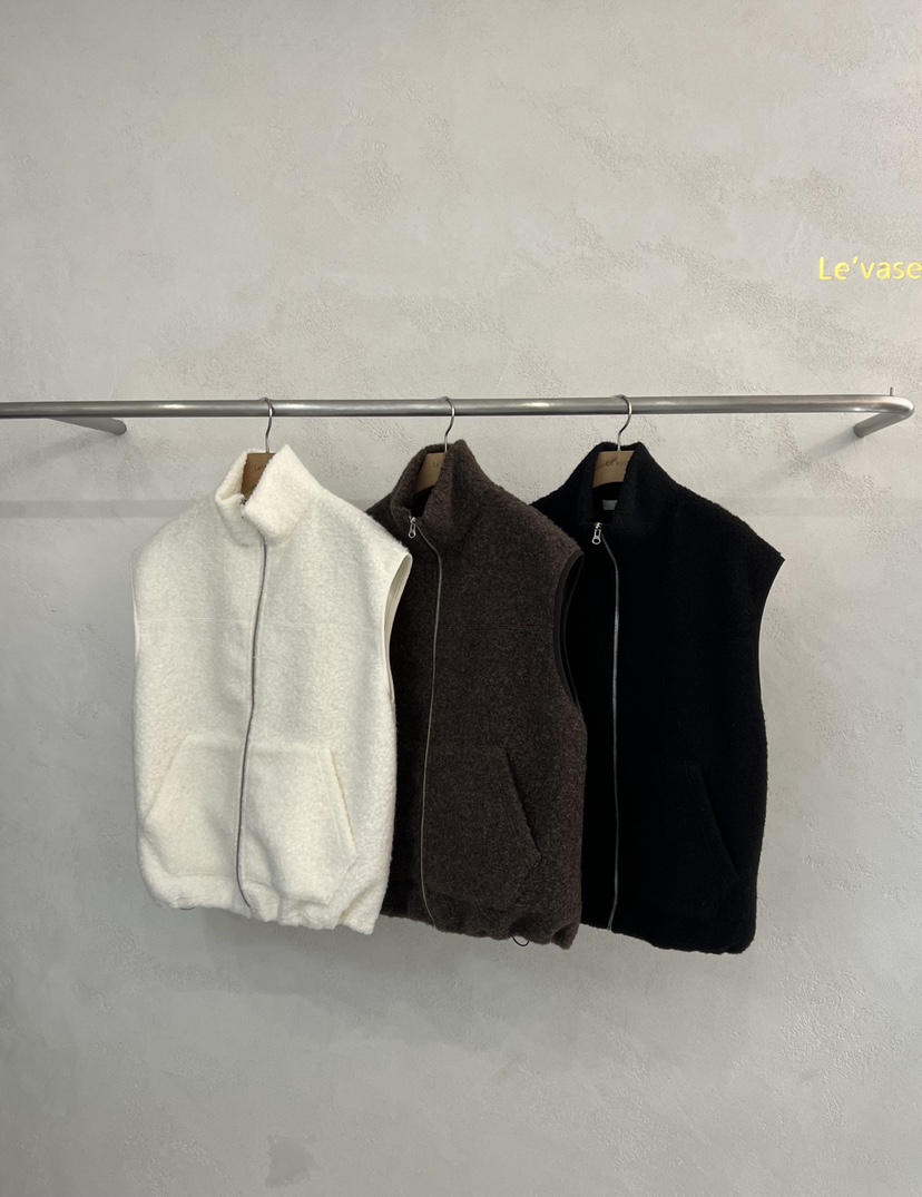 LE VASE東大門㊣實拍女士新款25秋冬職業推薦真品人氣馬甲LE VASE馬甲