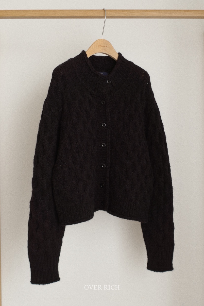 OVER RICH東大門㊣實拍女士新款人氣真品時尚25秋冬針織衫OVER RICH針織衫圖色4