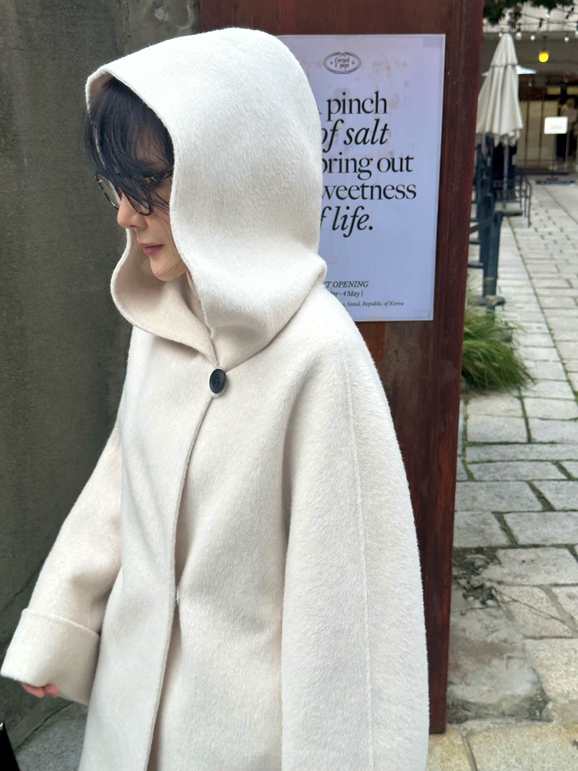 HEIZE韓國代購㊣女裝新品人氣熱賣真品中長款大衣含腰帶羊駝HEIZE中長款大衣