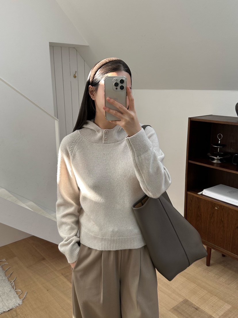 LE VASE韓國直郵㊣女裝新品時尚人氣推薦25秋冬休閑針織衫LE VASE針織衫