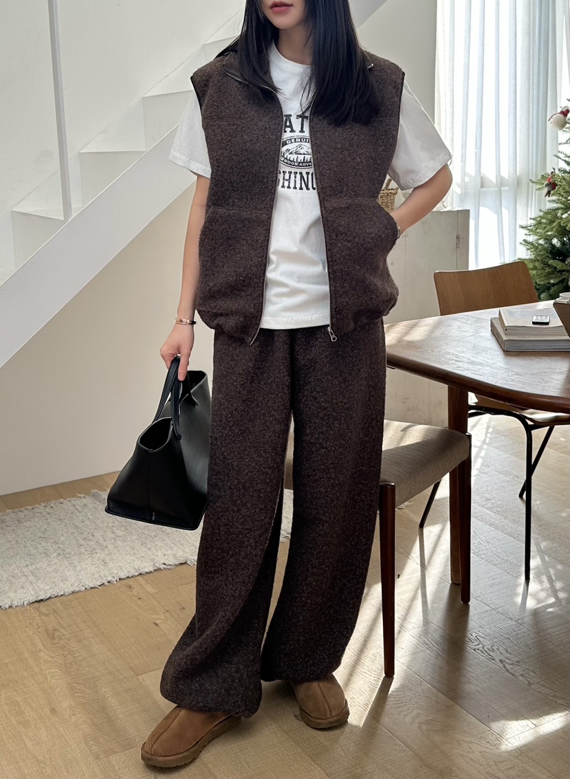 LE VASE東大門㊣直郵女士新款時尚熱賣休閑推薦25秋冬休閑褲LE VASE休閑褲