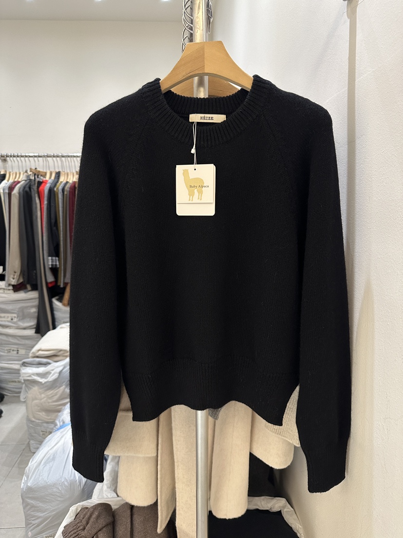 HEIZE東大門㊣實拍女士新品熱賣真品職業休閑人氣針織衫羊駝HEIZE針織衫圖色4