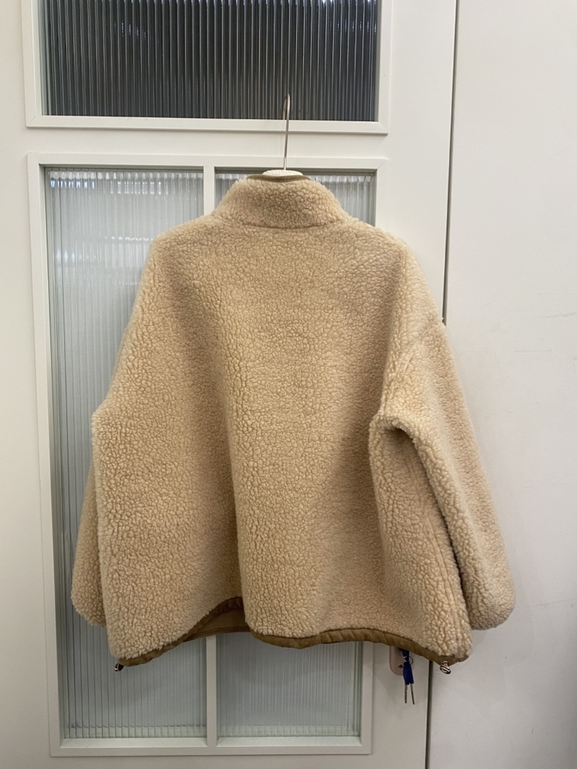 JADEMARKET韓國代購㊣女士新款真品人氣時尚短款大衣高領雙面JADE MARKET短款大衣