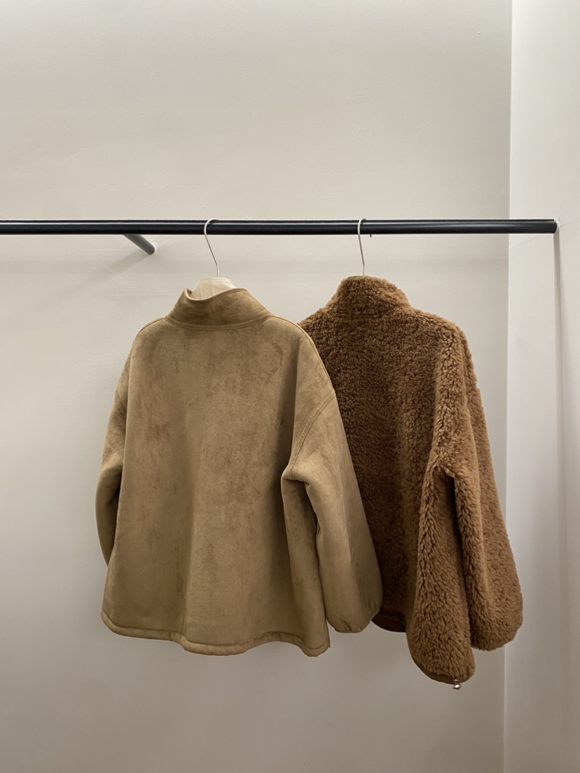 JADEMARKET韓國代購㊣女士新款真品人氣時尚短款大衣高領雙面JADE MARKET短款大衣