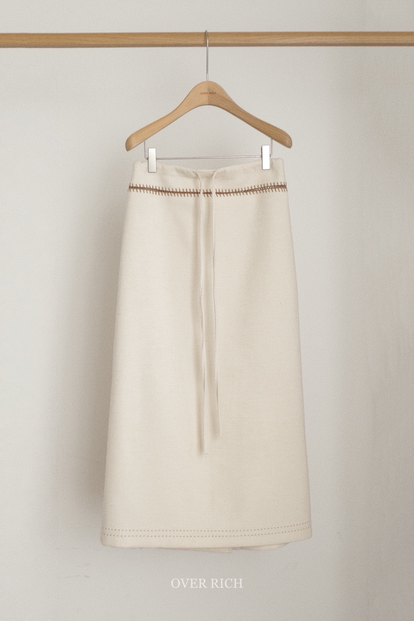 OVER RICH東大門㊣直郵女士新款時尚人氣休閑25秋冬推薦長裙OVER RICH長裙圖色1