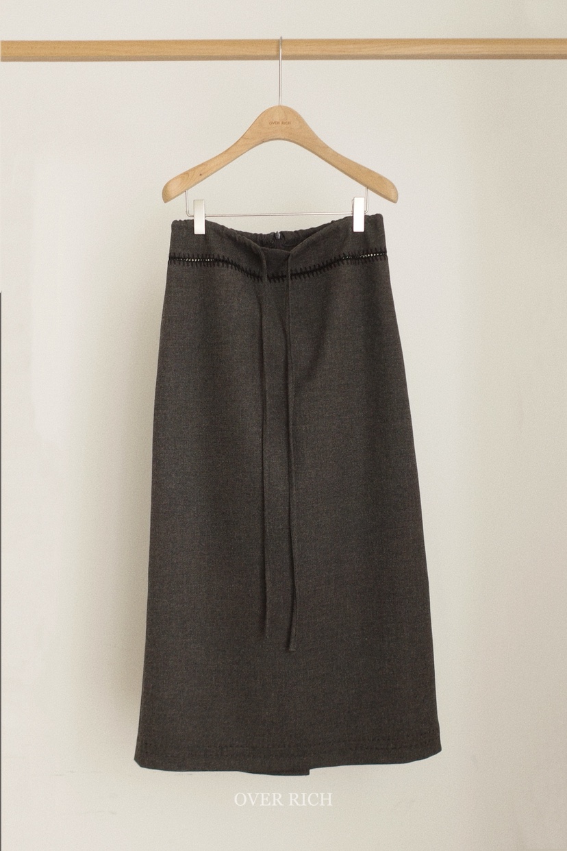 OVER RICH東大門㊣直郵女士新款時尚人氣休閑25秋冬推薦長裙OVER RICH長裙圖色3