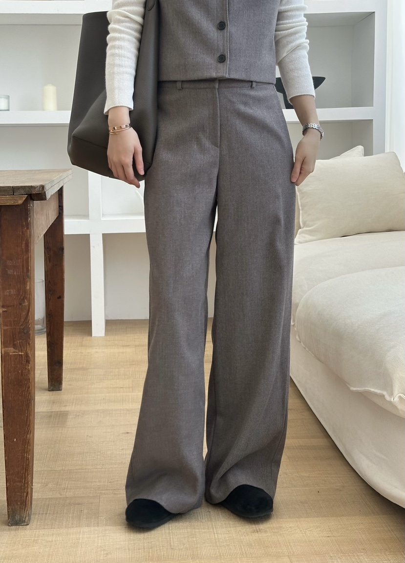 LE VASE韓國直郵㊣女裝新款真品熱賣休閑推薦時尚職業休閑褲LE VASE休閑褲圖色1