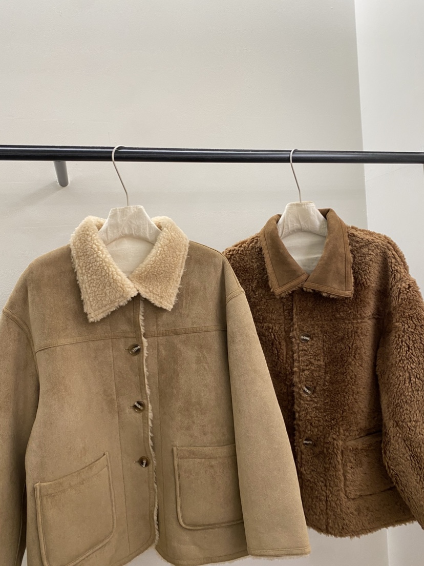 JADEMARKET東大門㊣代購女裝新品人氣真品職業短款大衣雙面JADE MARKET短款大衣