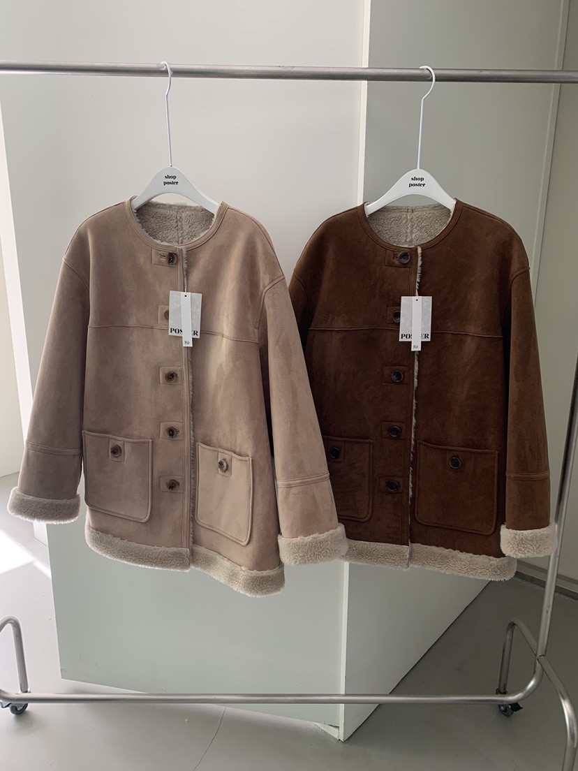 SHOP POSTER東大門㊣直郵女裝新款25秋冬真品推薦休閑夾克SHOP_POSTER夾克