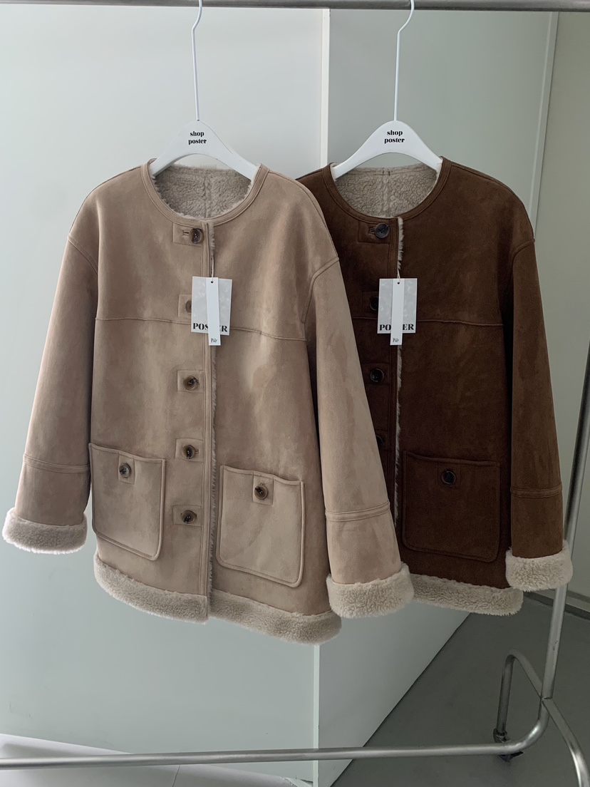 SHOP POSTER東大門㊣直郵女裝新款25秋冬真品推薦休閑夾克SHOP_POSTER夾克