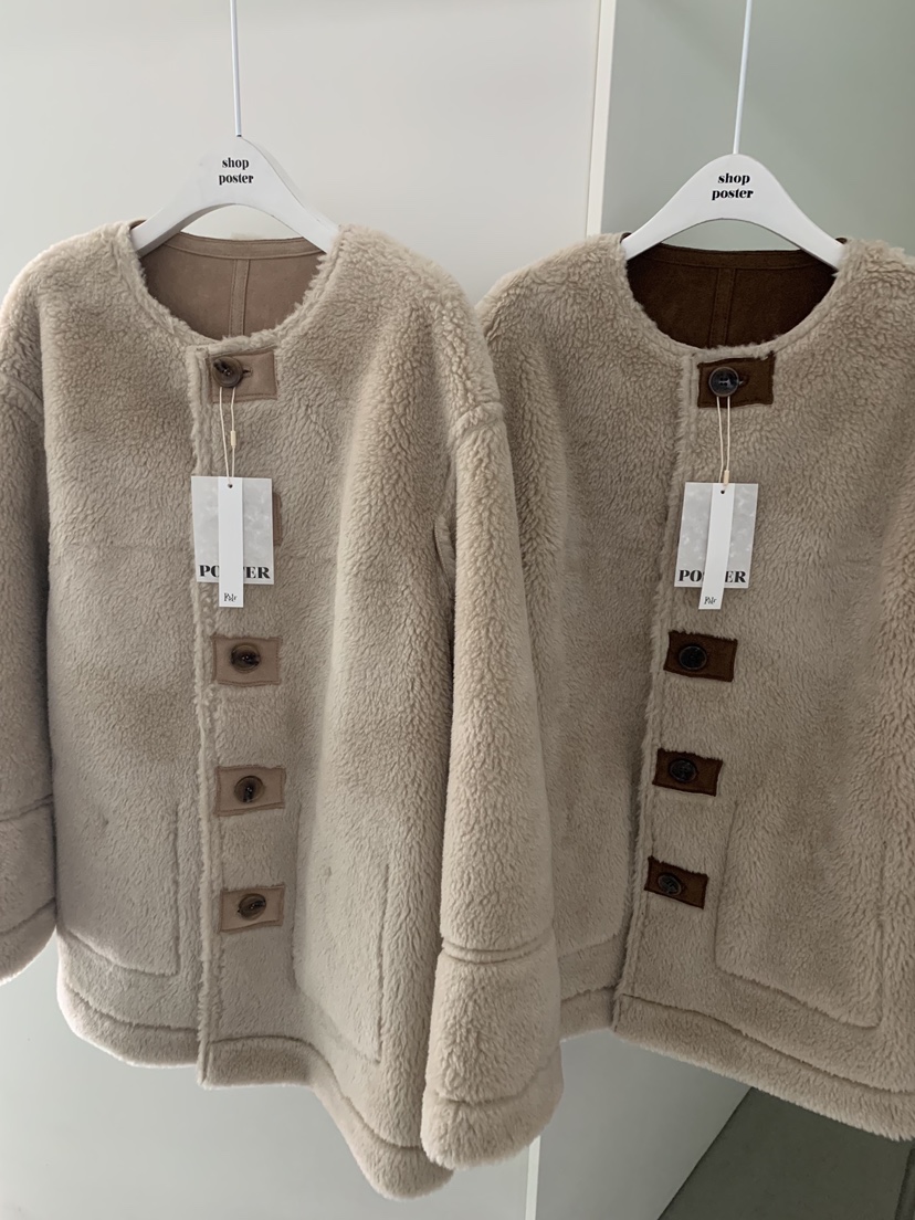 SHOP POSTER東大門㊣直郵女裝新款25秋冬真品推薦休閑夾克SHOP_POSTER夾克