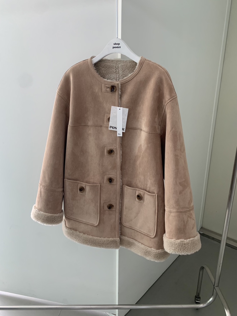 SHOP POSTER東大門㊣直郵女裝新款25秋冬真品推薦休閑夾克SHOP_POSTER夾克圖色1