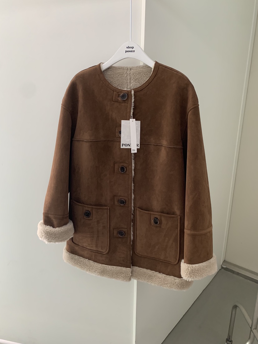 SHOP POSTER東大門㊣直郵女裝新款25秋冬真品推薦休閑夾克SHOP_POSTER夾克圖色2