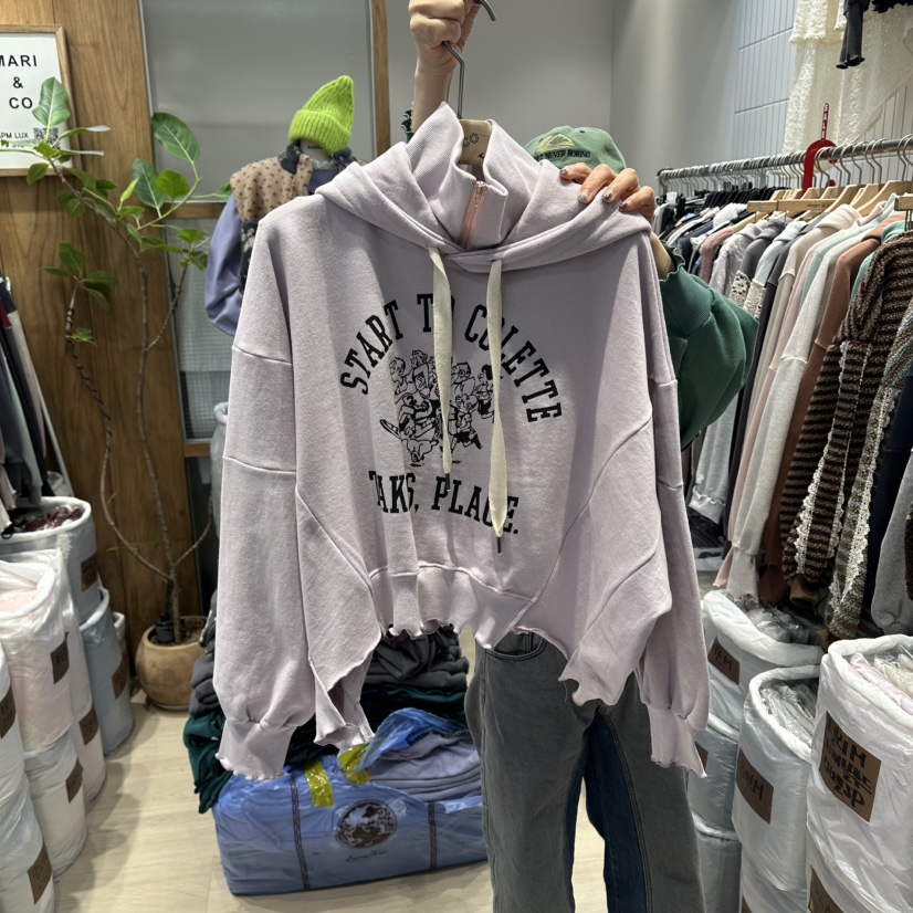 MARI CO東大門㊣實拍女裝新款真品推薦休閑熱賣衛衣不含項鏈MARI CO衛衣圖色2