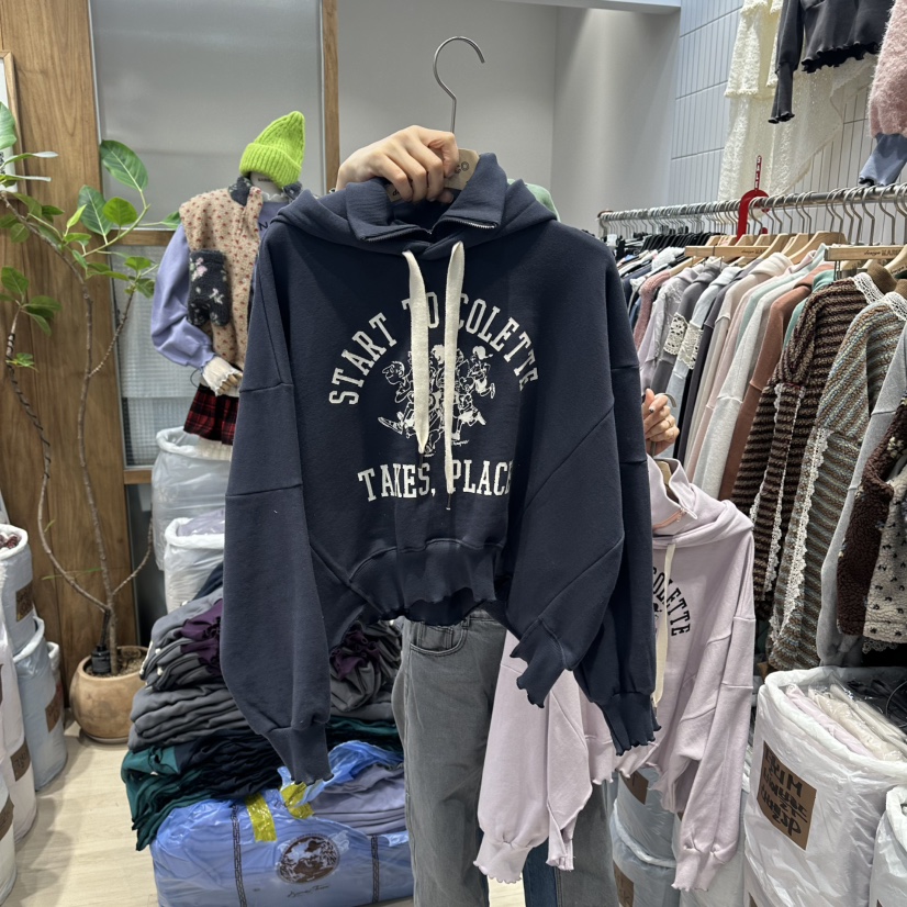 MARI CO東大門㊣實拍女裝新款真品推薦休閑熱賣衛衣不含項鏈MARI CO衛衣圖色3