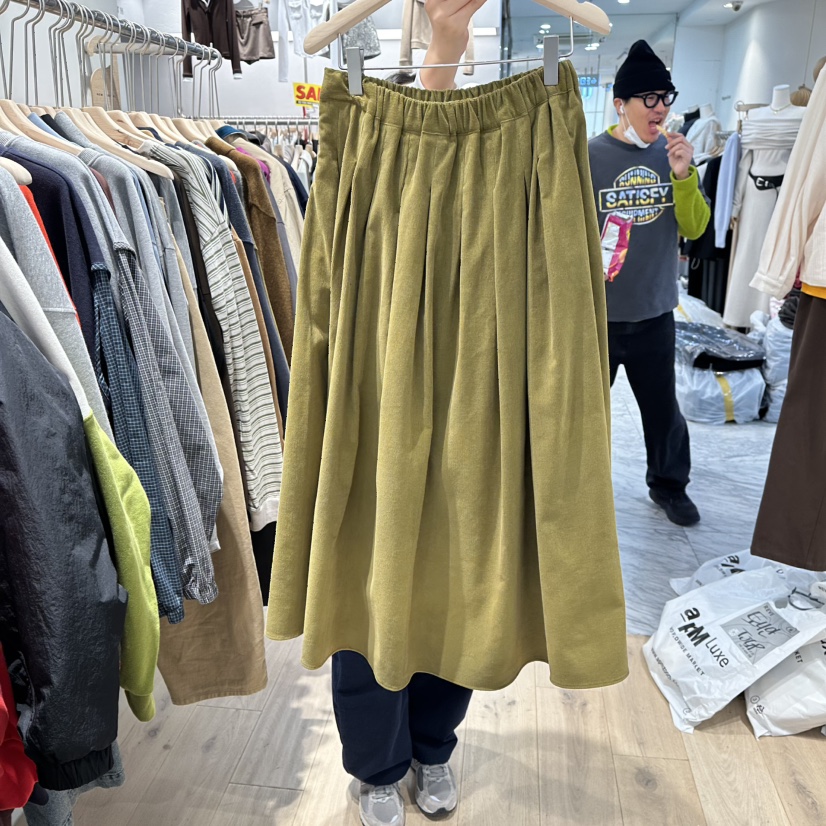 REVE-L東大門㊣代購女裝新款熱賣真品時尚25秋冬休閑人氣長裙REVE-L長裙