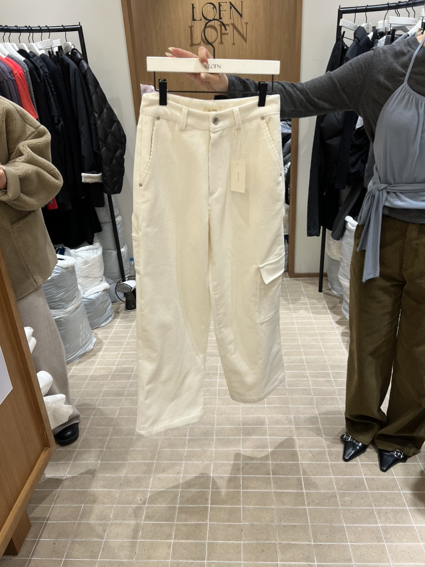 LOFN韓國代購㊣女裝新款職業真品人氣推薦熱賣25秋冬休閑褲LOFN休閑褲圖色2