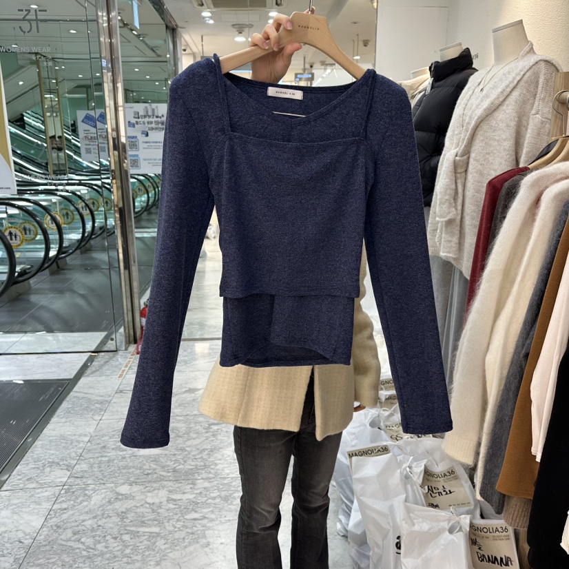 MAGNOLIA36-L韓國直郵㊣女裝新款真品時尚人氣休閑套裝兩件套MAGNOLIA36-L套裝圖色2