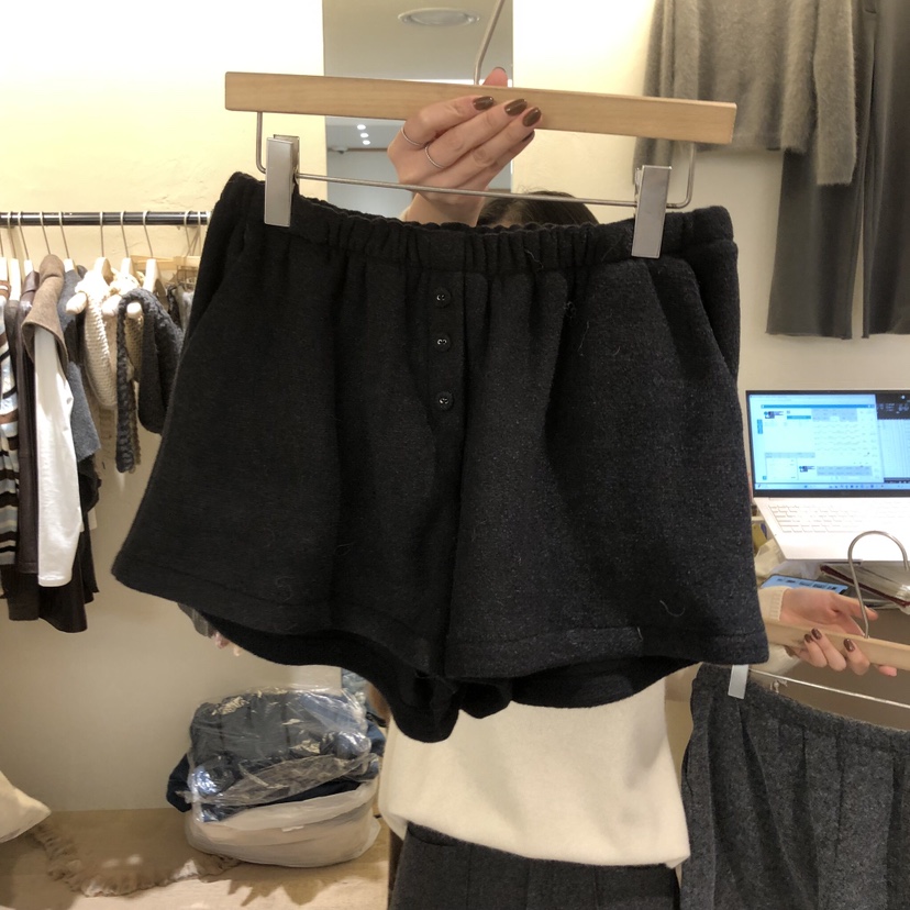 W AND J韓國直郵㊣女裝新款休閑職業時尚25秋冬熱賣真品短褲W AND J短褲圖色2