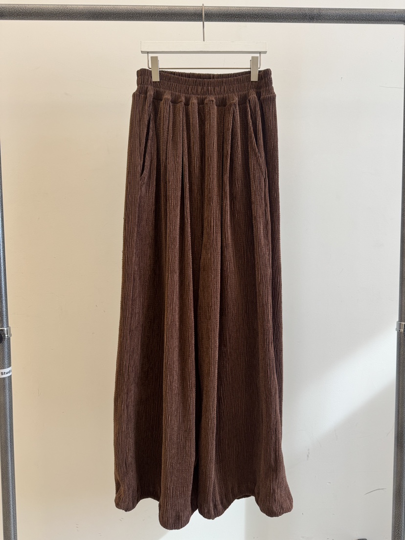 SOMETHING-L/FANCY東大門㊣直郵女士新款熱賣休閑褲天鵝絨SOMETHING-L/FANCY休閑褲圖色1