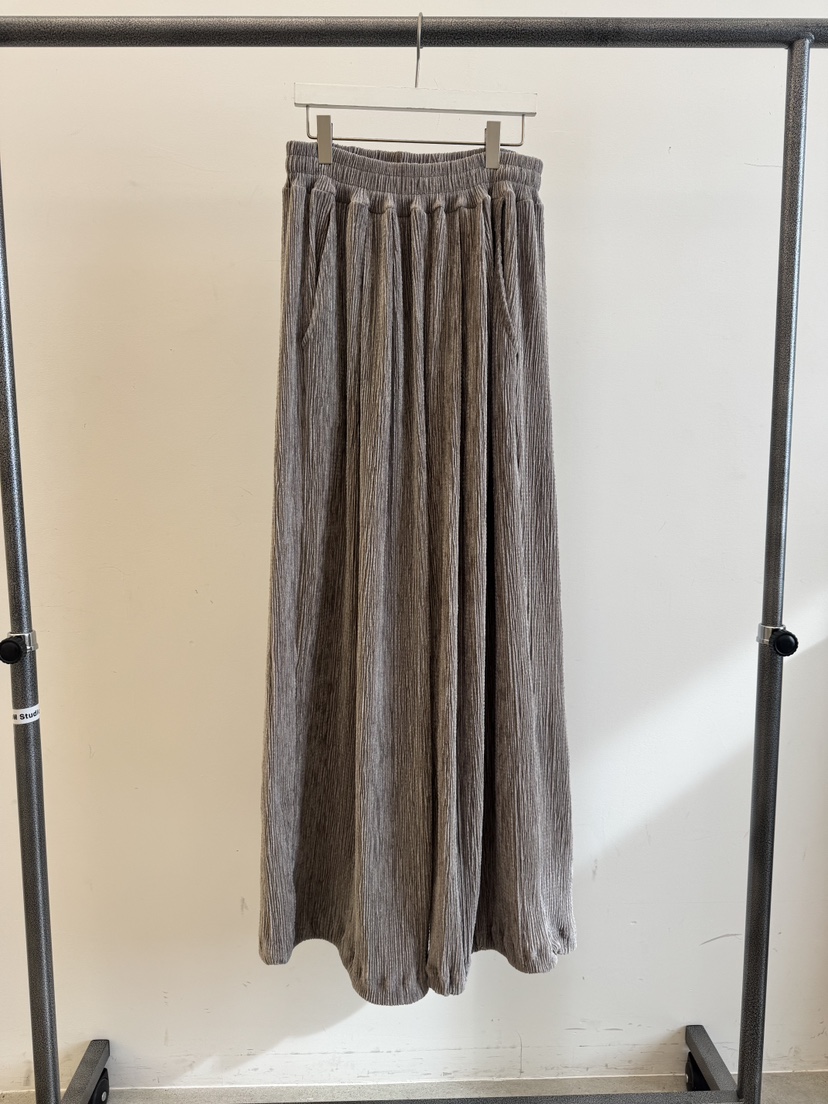 SOMETHING-L/FANCY東大門㊣直郵女士新款熱賣休閑褲天鵝絨SOMETHING-L/FANCY休閑褲圖色2