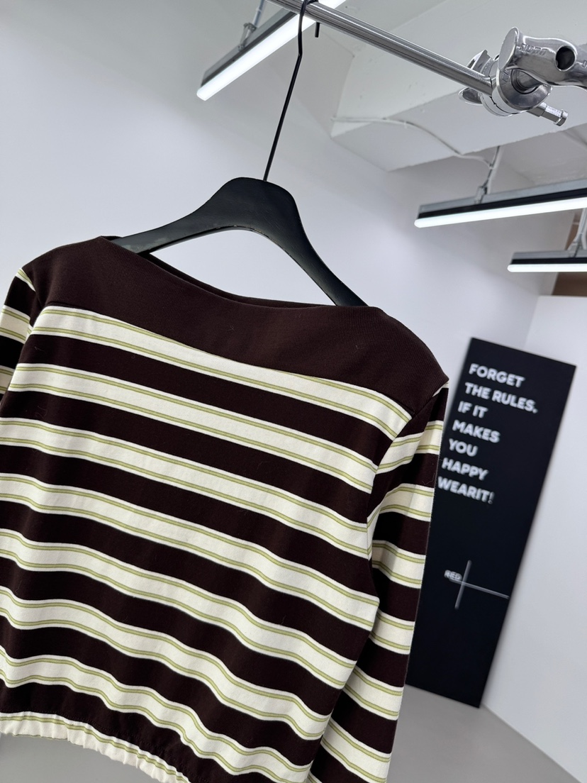 RED-A韓國直郵㊣女裝新款人氣真品25秋冬休閑推薦長袖T恤船領RED-A長袖T恤圖色2