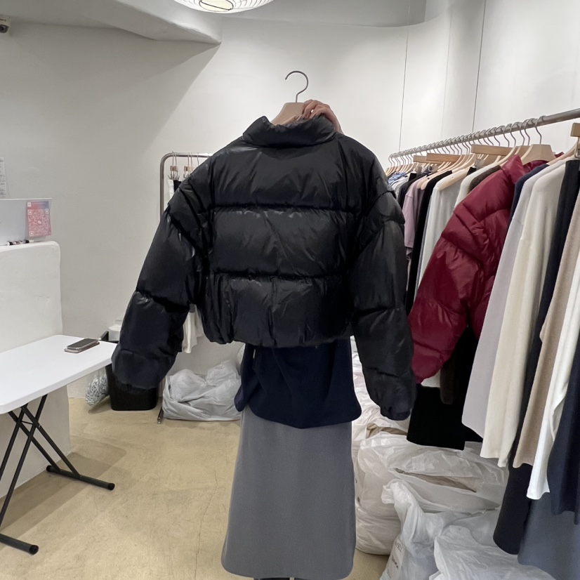 MUNSELL東大門㊣實拍女士新品推薦25秋冬職業短款羽絨服填充絨MUNSELL短款羽絨服