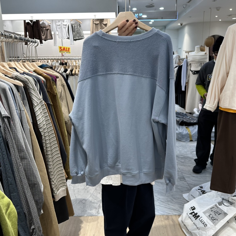 REVE-L韓國直郵㊣女裝新品休閑真品時尚25秋冬推薦職業衛衣REVE-L衛衣