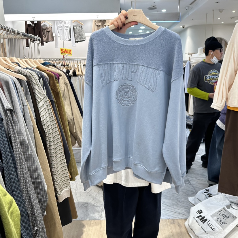 REVE-L韓國直郵㊣女裝新品休閑真品時尚25秋冬推薦職業衛衣REVE-L衛衣圖色2