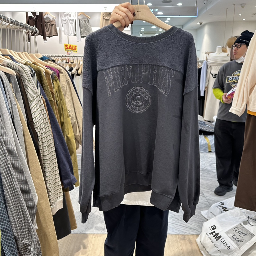 REVE-L韓國直郵㊣女裝新品休閑真品時尚25秋冬推薦職業衛衣REVE-L衛衣圖色3