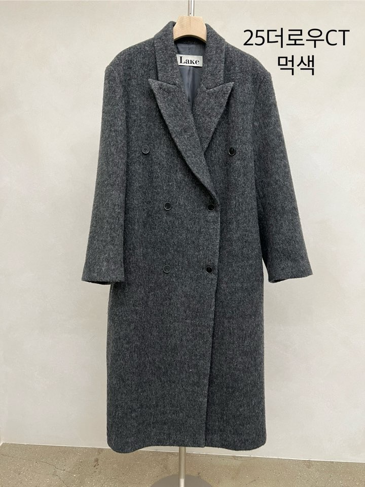 LAKE-A東大門㊣直郵女士新品25秋冬推薦休閑人氣中長款大衣Lake side中長款大衣圖色2