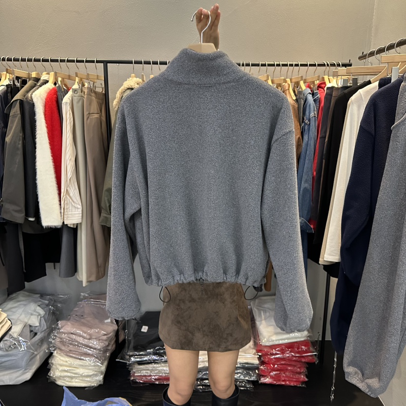 FLAMME TOIT東大門㊣直郵女士新款休閑25秋冬推薦夾克拉鏈FLAMME TOIT夾克