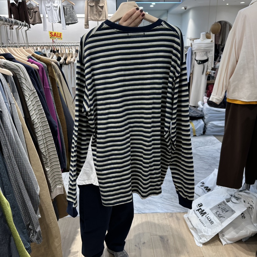 REVE-L東大門㊣實拍女士新款熱賣職業推薦時尚25秋冬長袖T恤REVE-L長袖T恤