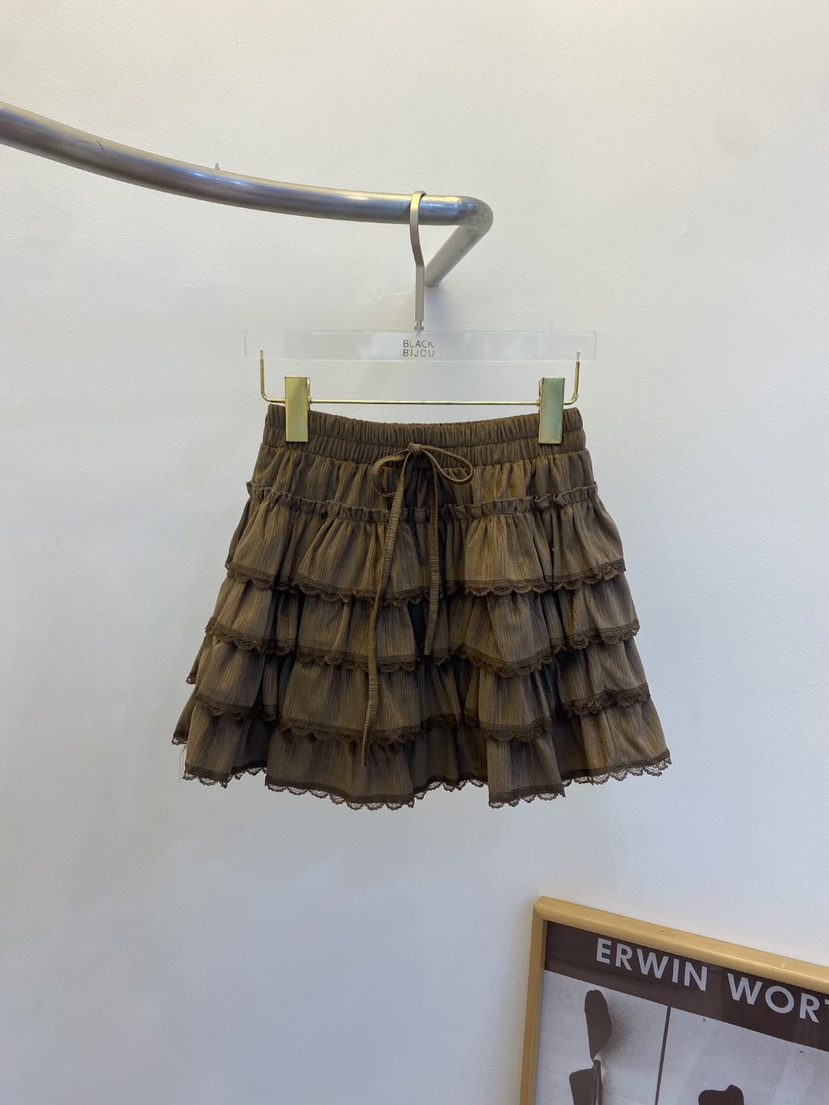 BLACK BIJOU東大門㊣直郵女裝新品25秋冬休閑職業推薦短裙BLACK BIJOU短裙圖色3