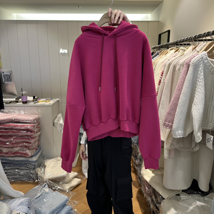 ARC東大門㊣代購女士新款25秋冬時尚推薦人氣熱賣真品衛衣加絨ARC EN CIEL衛衣圖色2