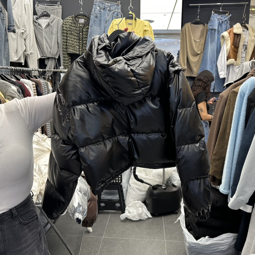 A-DEL東大門㊣實拍女裝新品推薦真品時尚短款羽絨服可拆卸A-DEL短款羽絨服