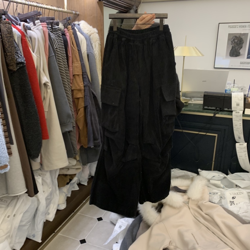 VIRKIN東大門㊣實拍女裝新款人氣時尚推薦職業25秋冬休閑褲VIRKIN休閑褲圖色4